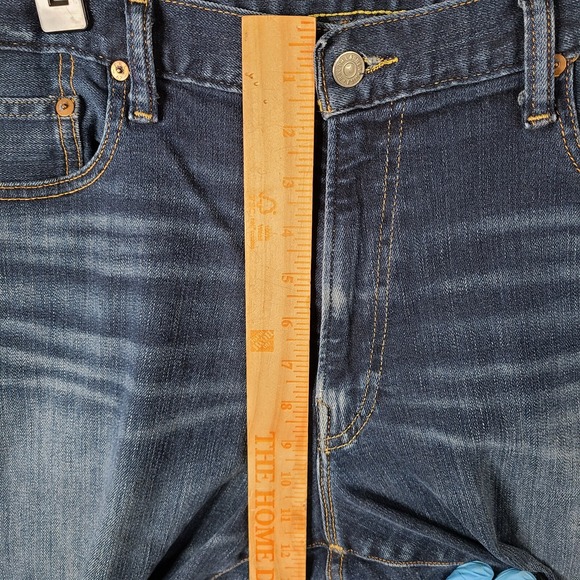 Polo Ralph Lauren Jeans Mens 38x32 Blue Hampton Relaxed Straight Dark Wash - Picture 8 of 14